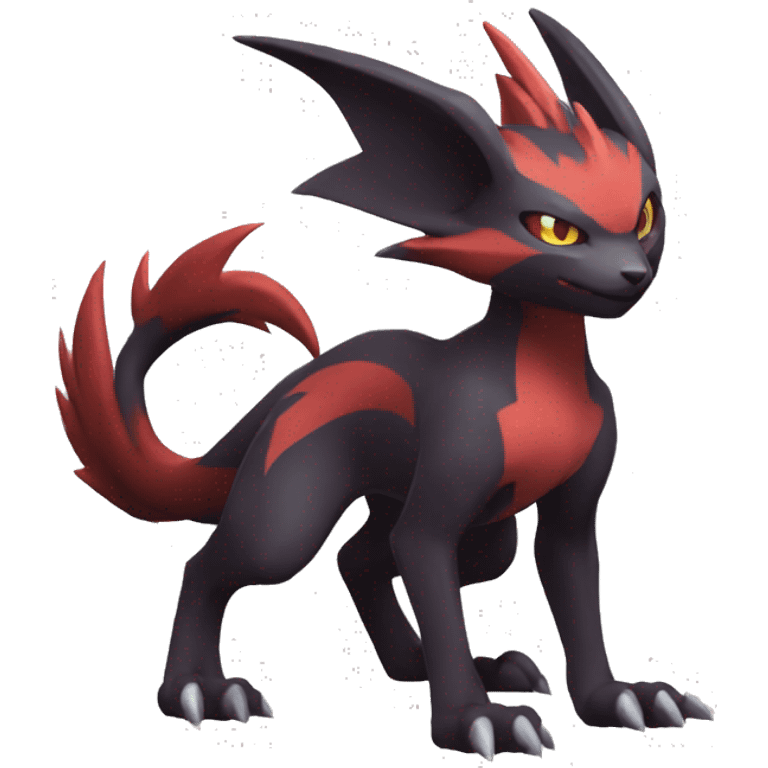 Noivern-Litten-Zoroark full body emoji