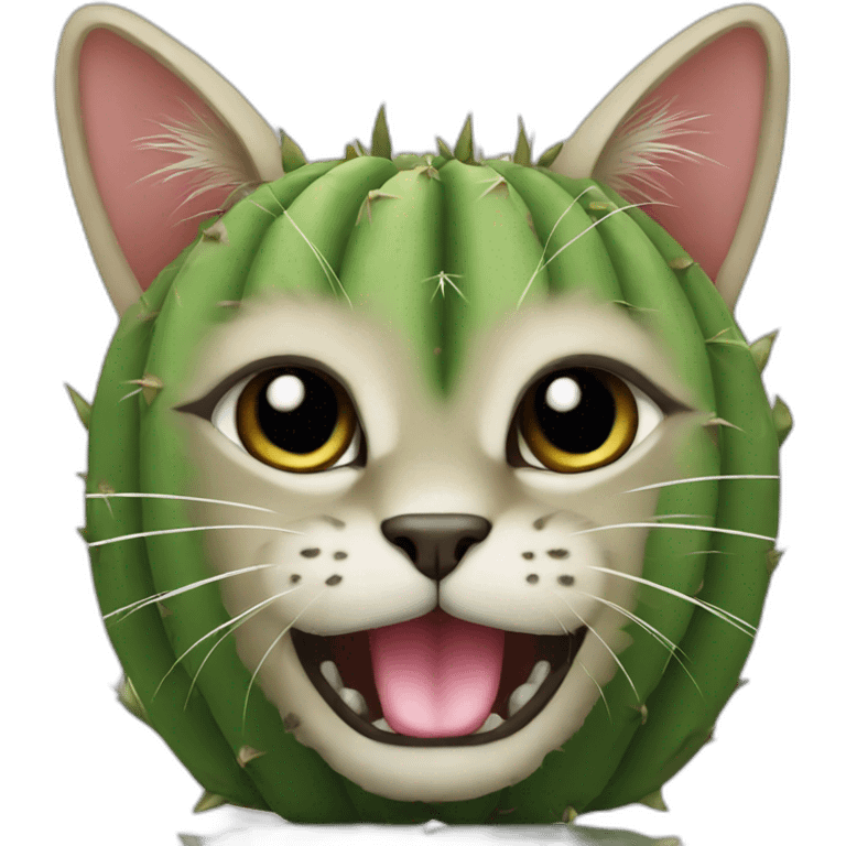 Cactus cat emoji