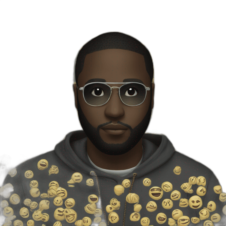 Damso ipséité album cover emoji