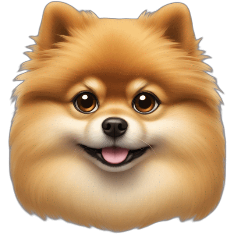 cute-hairy-dwarf-pomeranian emoji