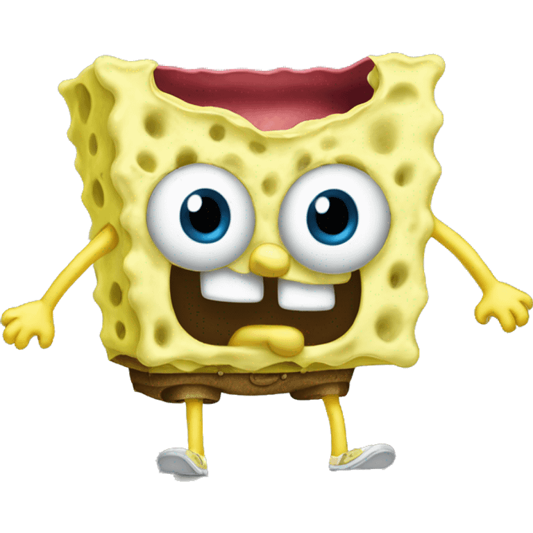 Spongebob in his underpants emoji