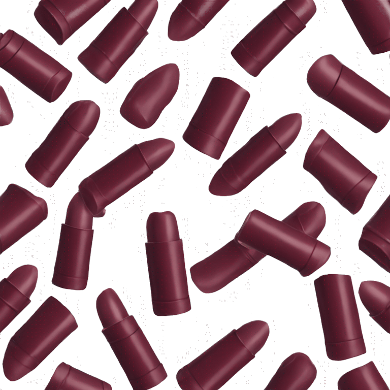 burgundy lipstick stick emoji