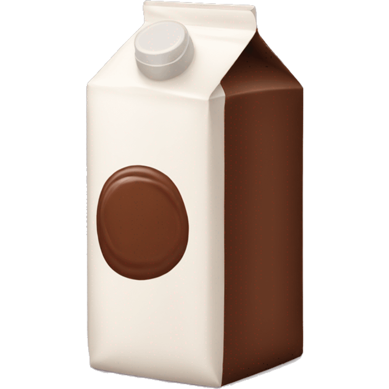 chocolate milk carton emoji