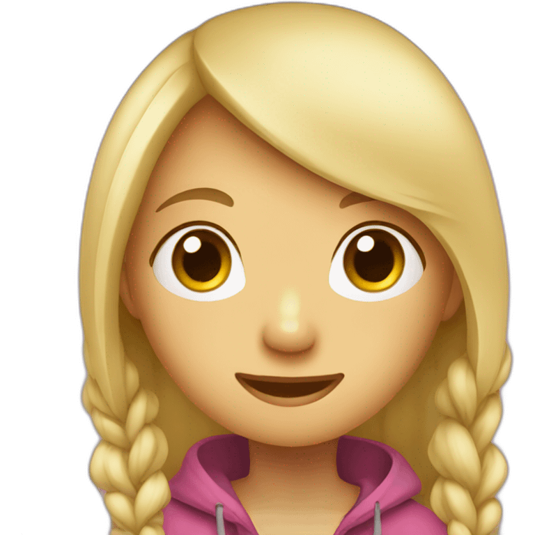 Blond girl in Tent emoji