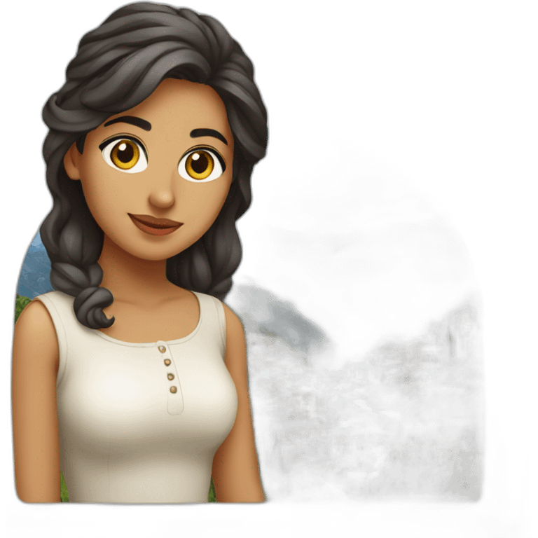 young-persian-woman-in-italy emoji