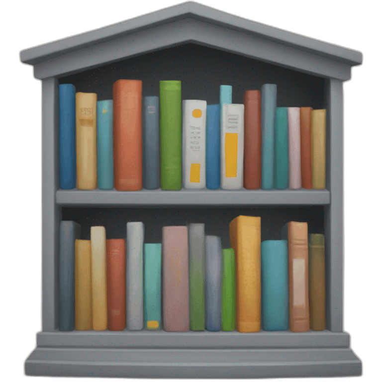 tiny library emoji