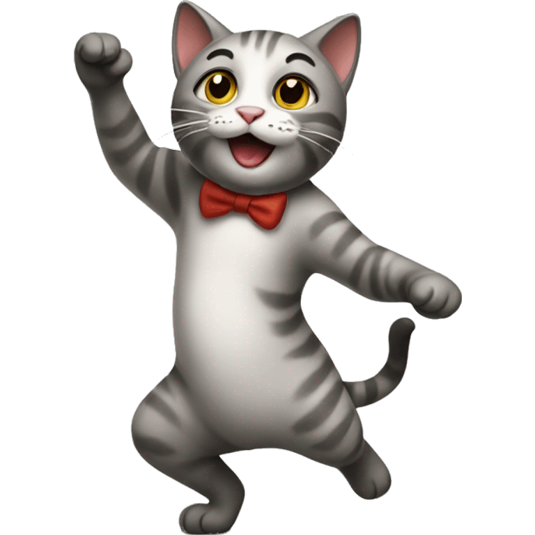 Cat dancing  emoji