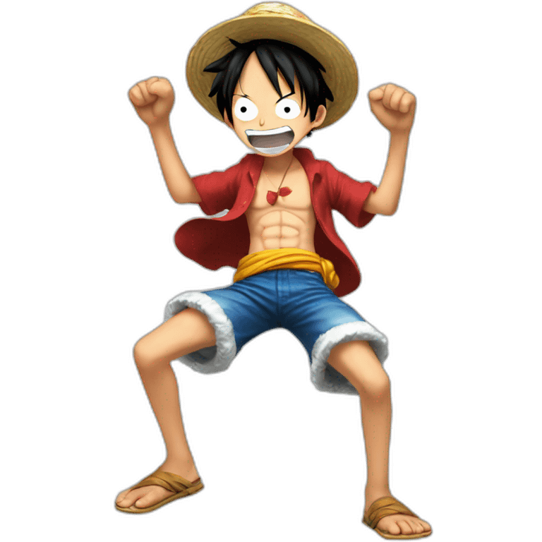 luffy bailando emoji