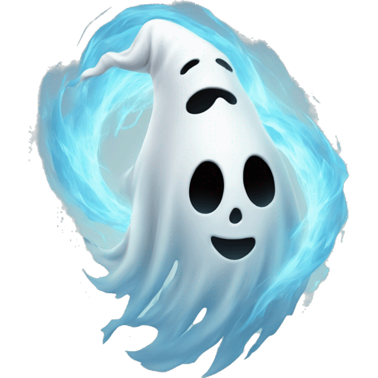 ghost holds vortex  emoji