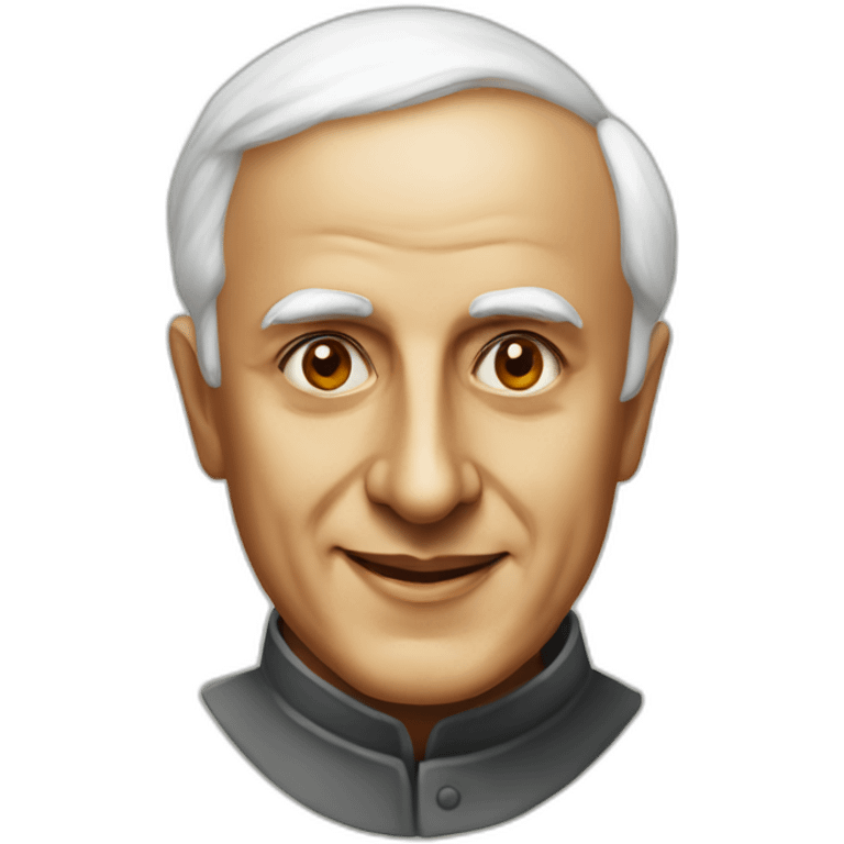 jawaharlal nehru face emoji