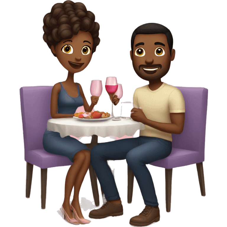 Date night at home  emoji