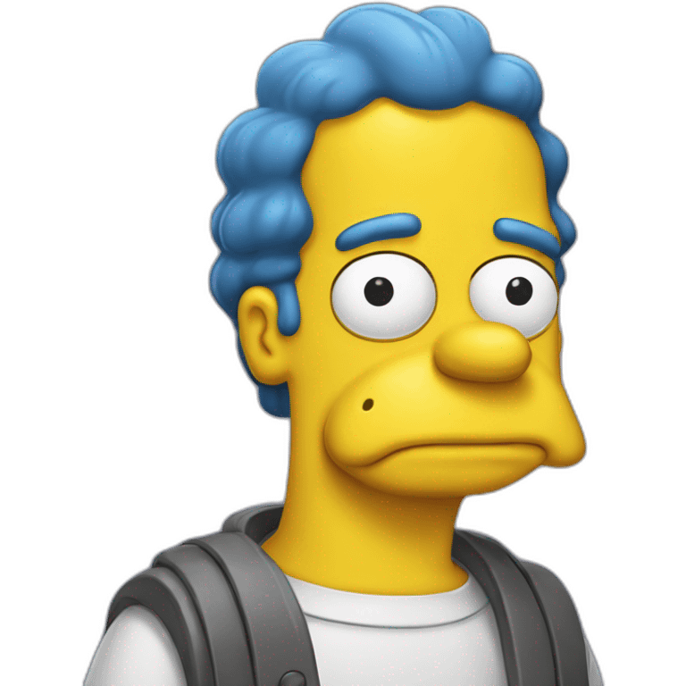 Omer simpsons qui fume emoji