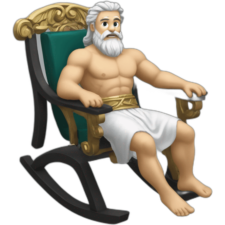 zeus on a whelling chair emoji