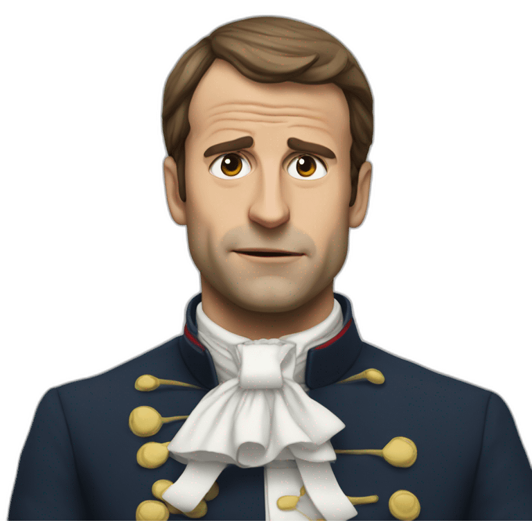 Macron qui pleure  emoji