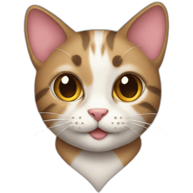 Emoji cat heart emoji