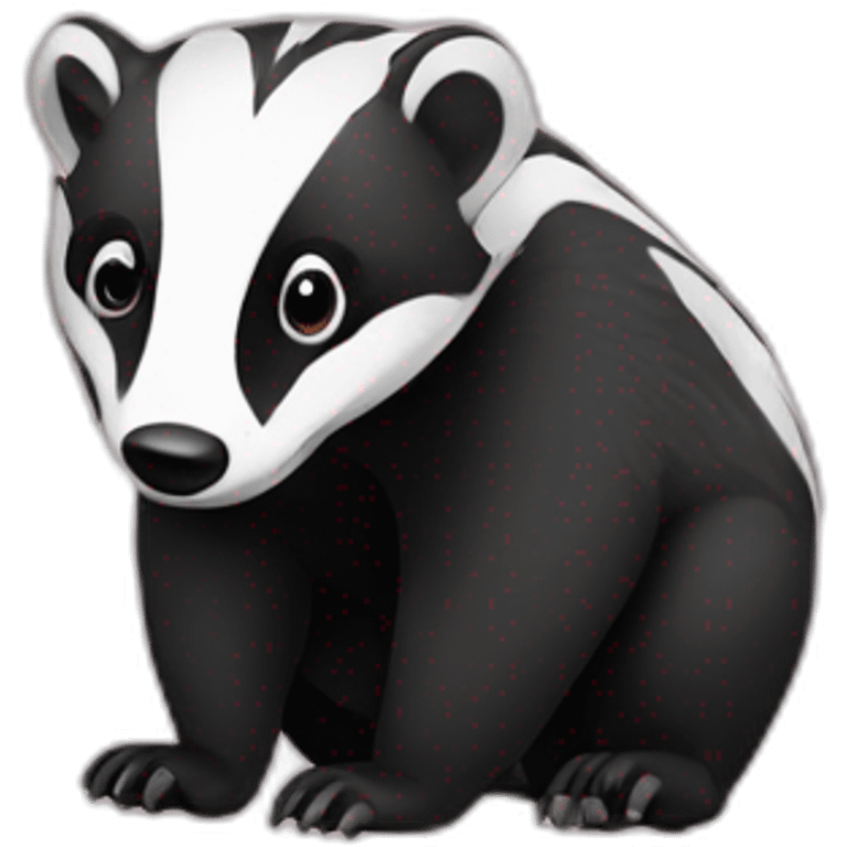 coquette badger emoji