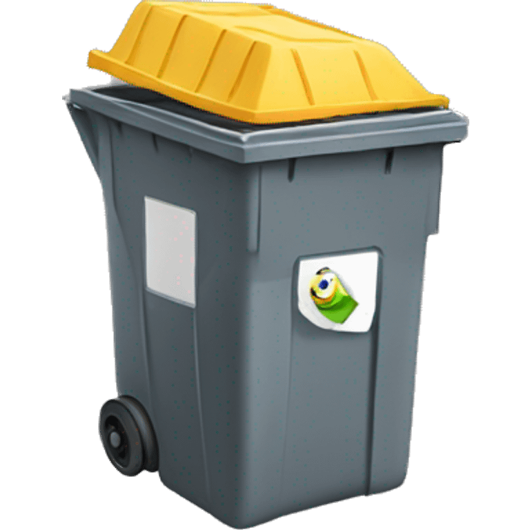 flying bin emoji