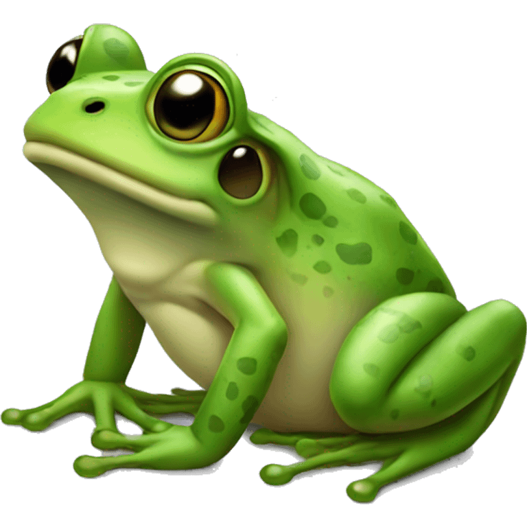 Frog-frog emoji