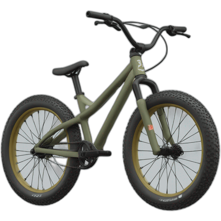 Slopstyle bike, 1 speed, rock shox pike emoji