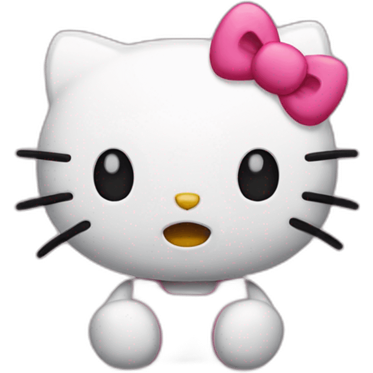 Hello Kitty is angry emoji emoji