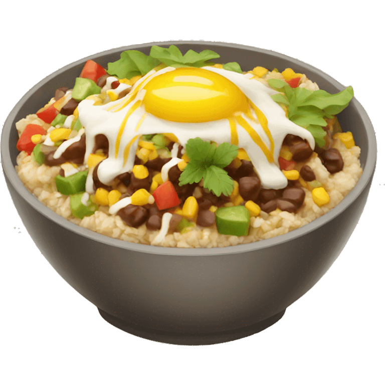 Burrito bowl  emoji