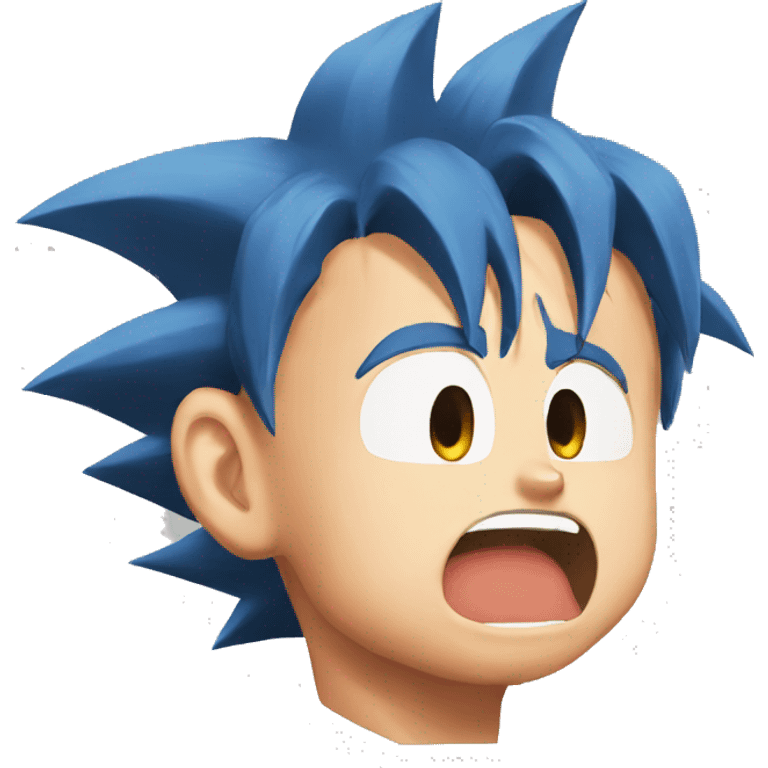 Goku crying emoji