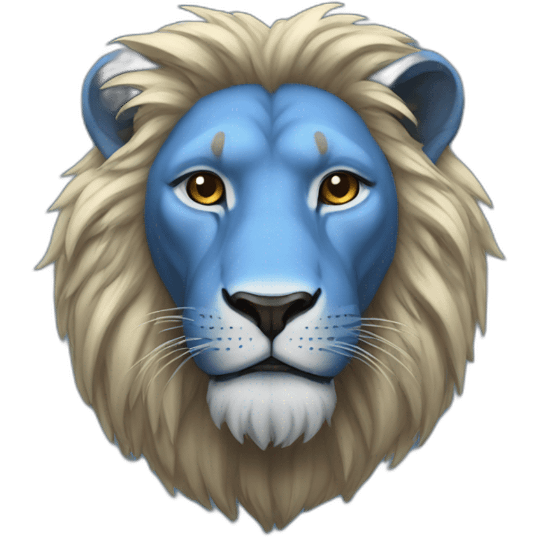 Blue Lion emoji