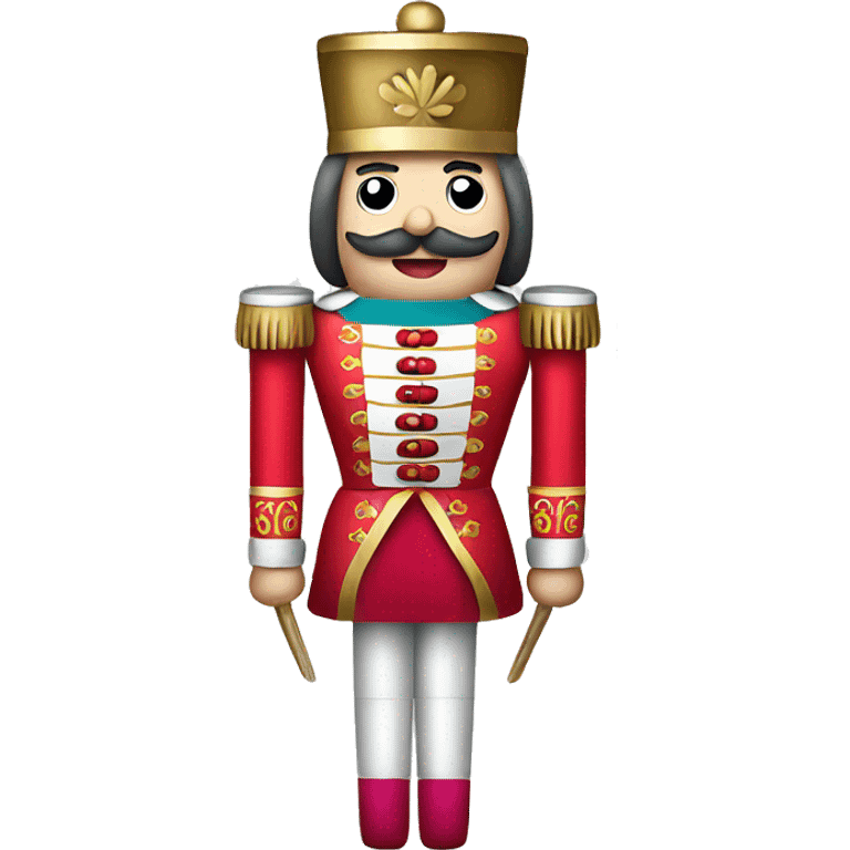 Colorful nutcracker emoji