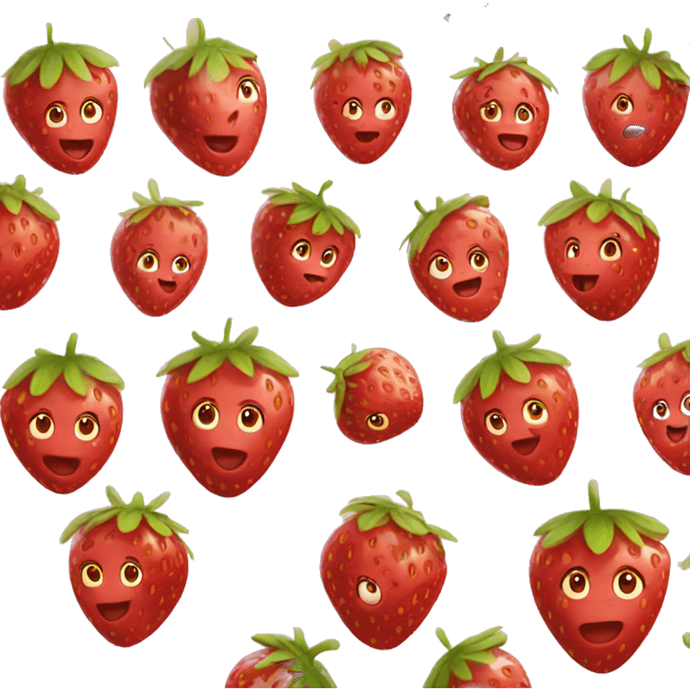 cute strawberry emoji