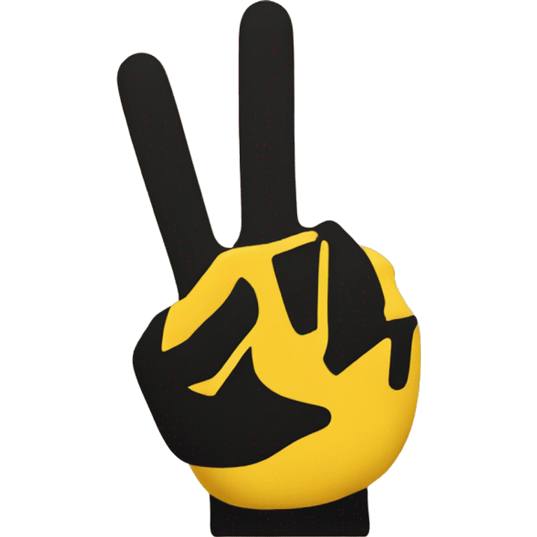 Yellow hand signaling okay emoji