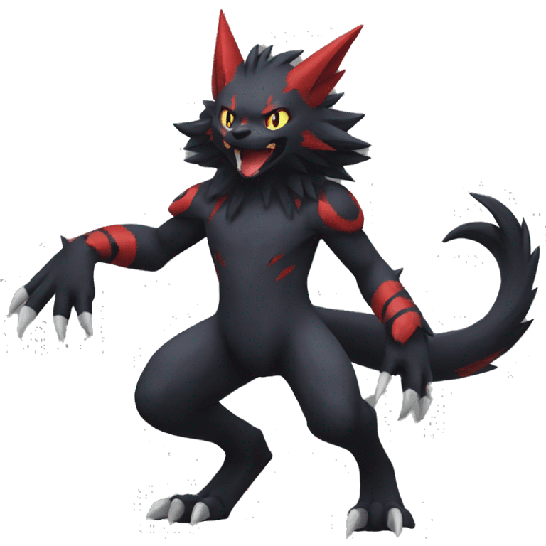 Nargacuga-Litten-Zoroark full body emoji