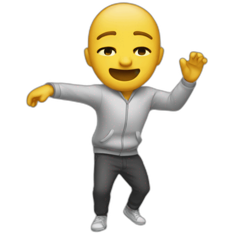 Une personne qui dab emoji