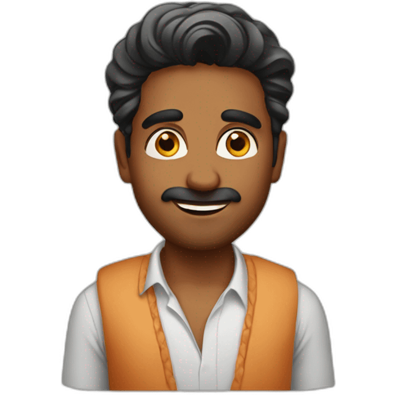 South Indian guy emoji