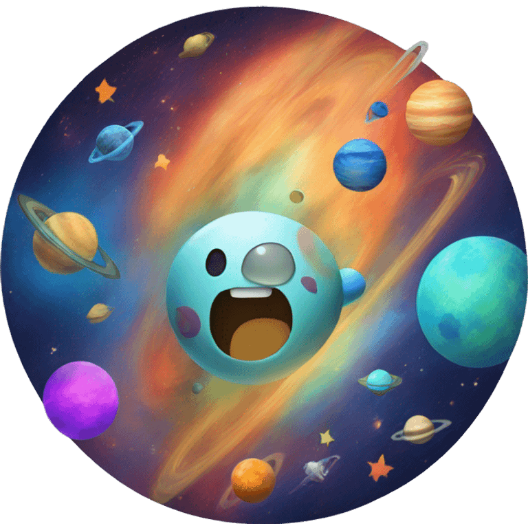 colorful space emoji