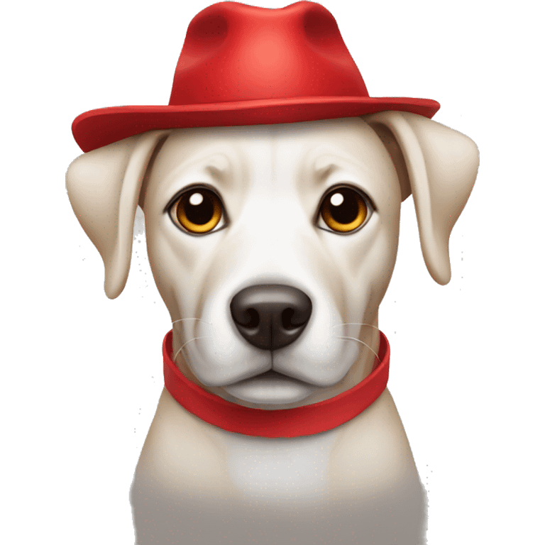 dog with red hat emoji