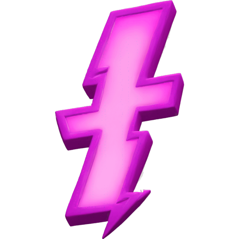 I would like to make a pink lightning bolt emoji