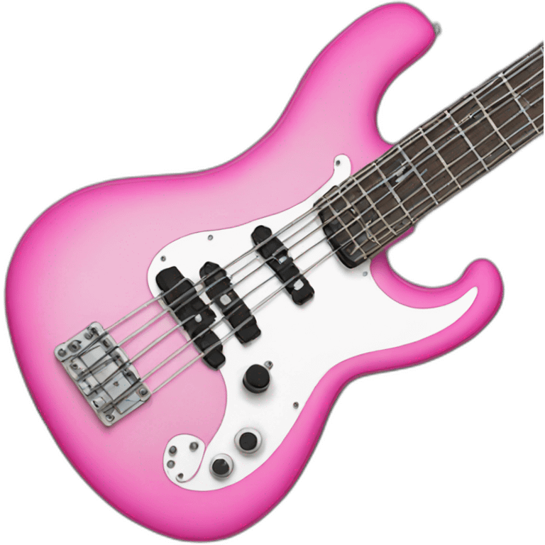 Bassguitar-pink emoji