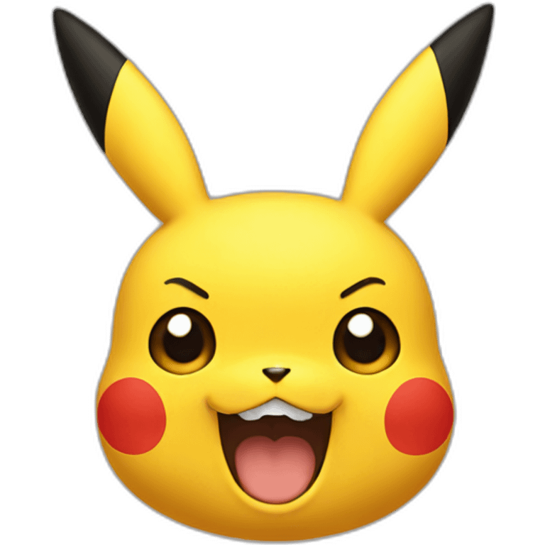 Pikachu face emoji