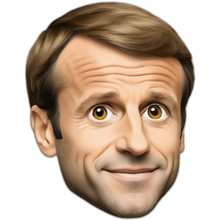 Emmanuel Macron in Nike TN emoji