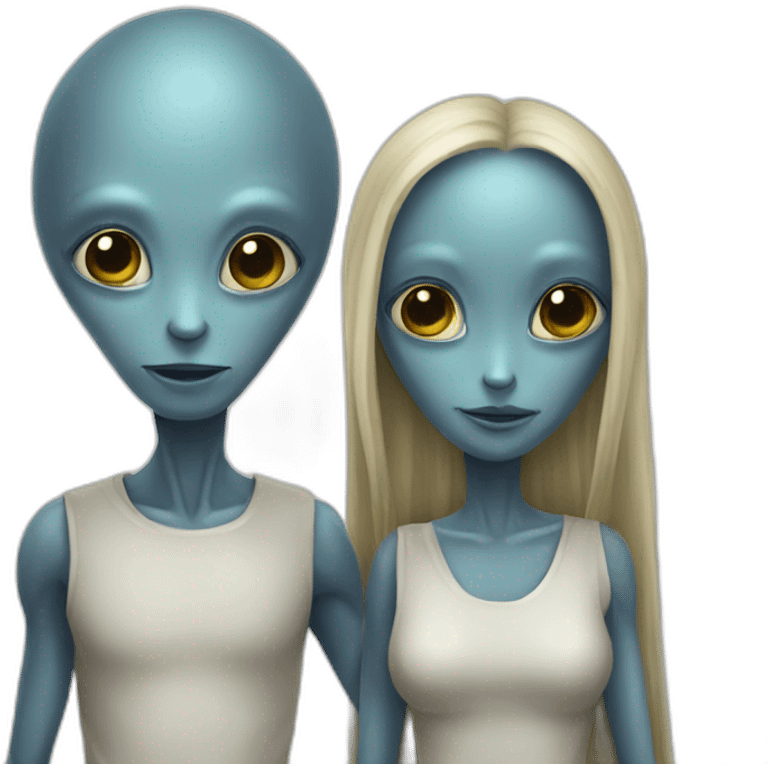 Alien couple  emoji