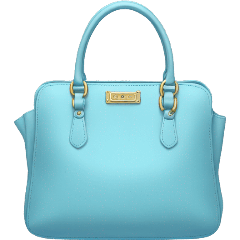 Light blue purse  emoji