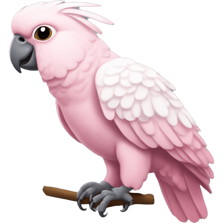 Pink cockatoo  emoji