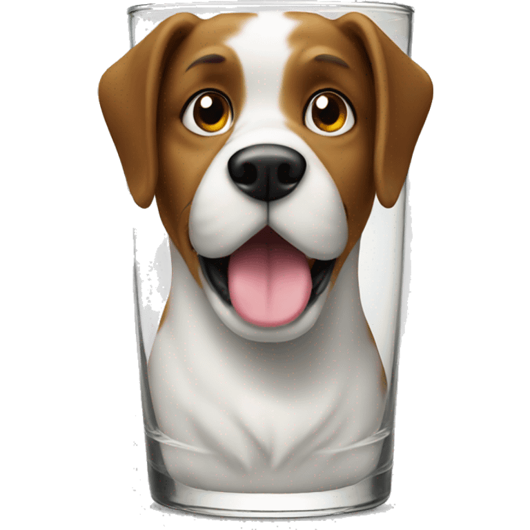 Dog glass emoji