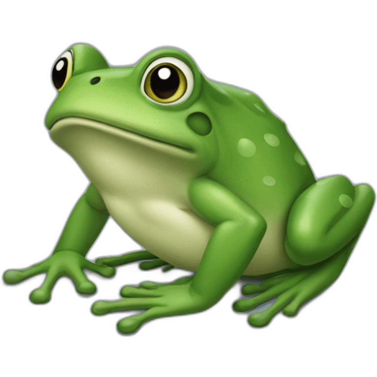 Grenouille sur un âne emoji