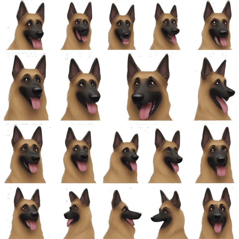 Belgian shepherd peur emoji