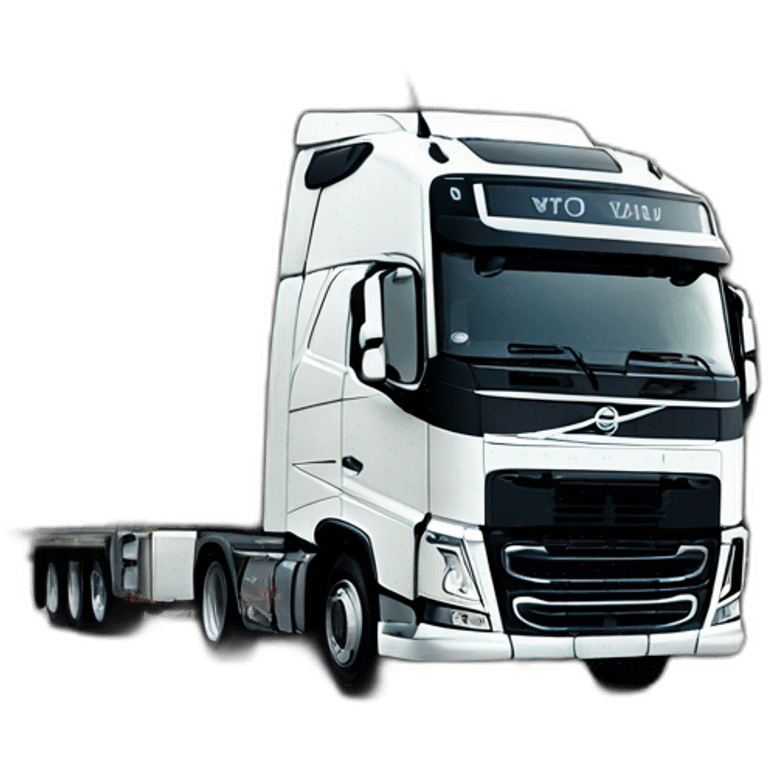 Volvo fh4 white 4x2 emoji