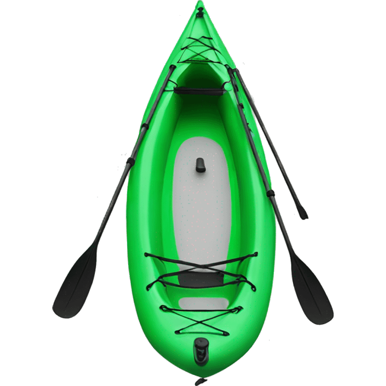 Kayak green emoji