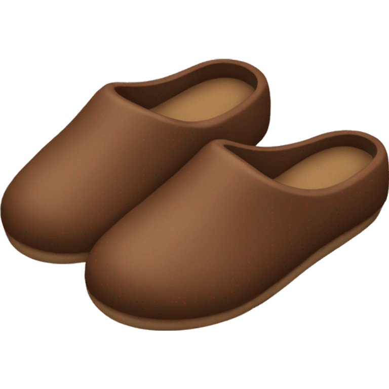 Brown Slippers emoji