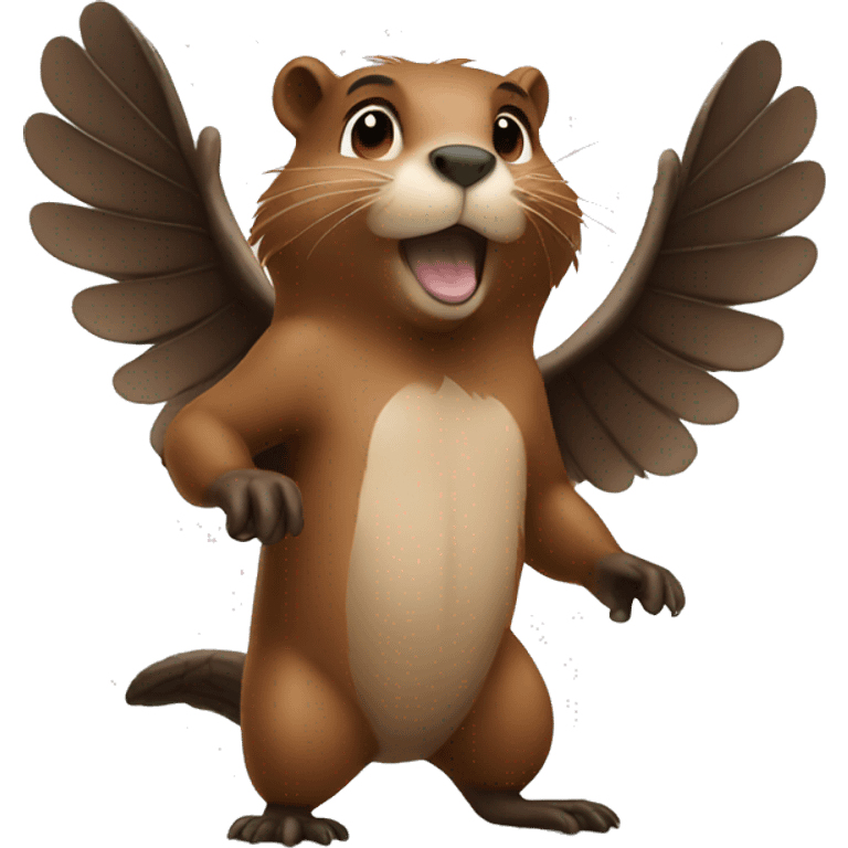 beaver add wings emoji