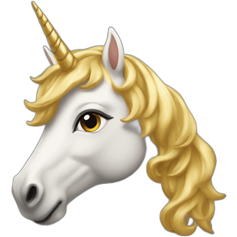 gold  unicorn emoji